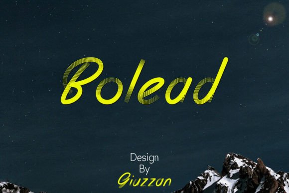 Bolead Font for Creative Makers