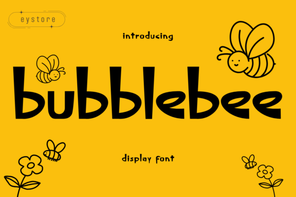 Bubblebee Font for Creative Makers