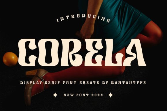 Corela: A Psychedelic Display Font