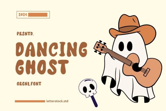 Dancing Ghost Font for Creative Makers