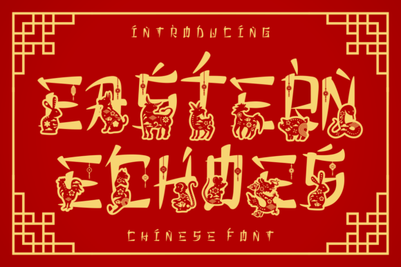 Eastern Echoes: A Playful Chinese Display Font for Makers