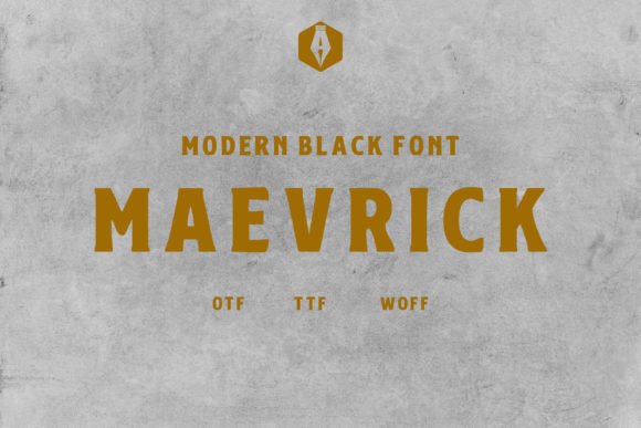 Elevate Web Headers with the Maevrick Display Typeface