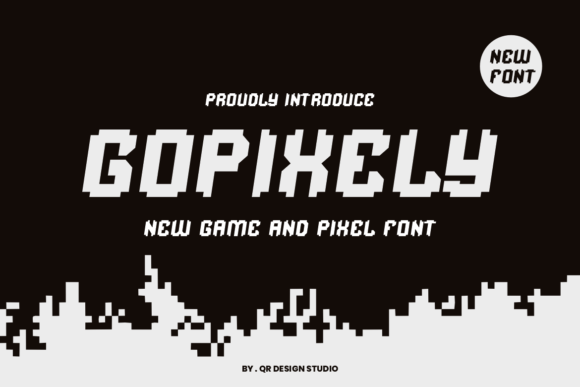 Gopixely: A Bold Display Font for Web Design