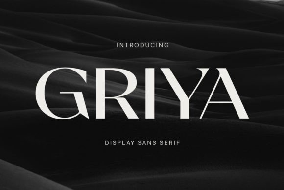 Griya: A Premium Display Font for Web Design