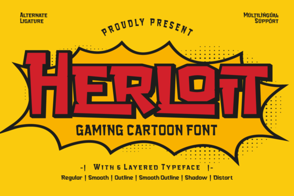 Herloit: A Bold Display Font for Gaming and Design