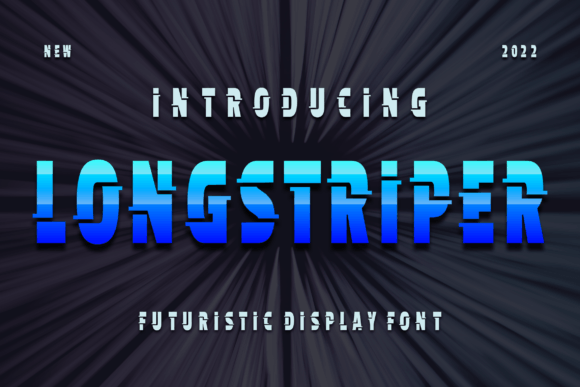 Longstriper: The Modern Display Font for Bold Branding
