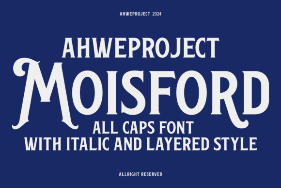 Moisford Font: Elegant Display for Editorial Design