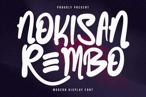 Nokisan Rembo: The Display Font for Bold Campaigns