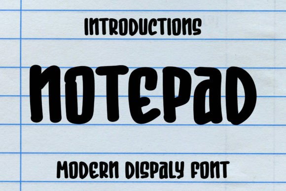 Notepad Font Review