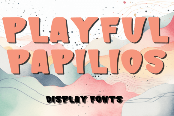 Playful Papilios: A Whimsical Display Font for Web Design