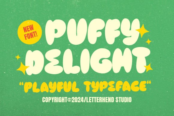 Puffy Delight: A Bold Font for Creative Campaigns