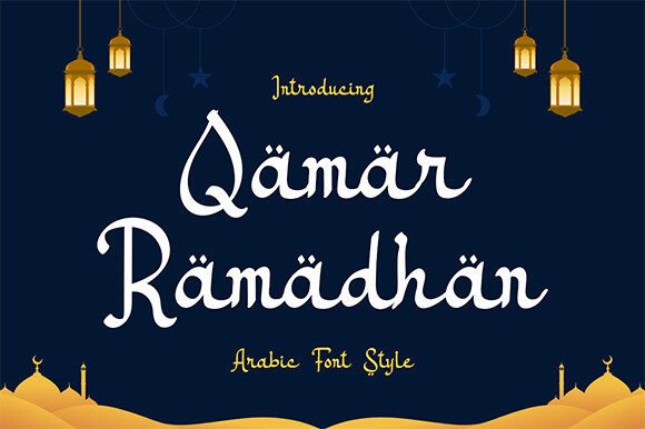 Qamar Ramadhan Font for Elegant Branding