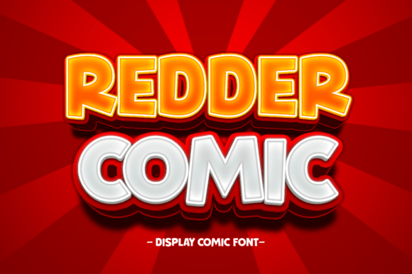 Redder Comic Font for Creative Projects