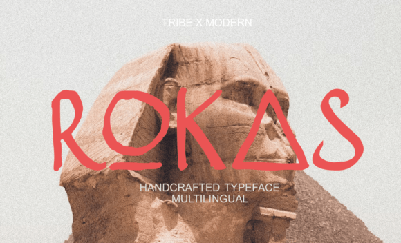 Rokas Typeface: Handcrafted Display Fonts for Makers