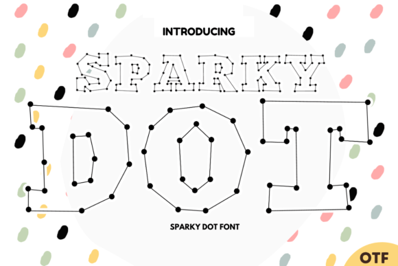 Sparky Dot Font for Creative Brands