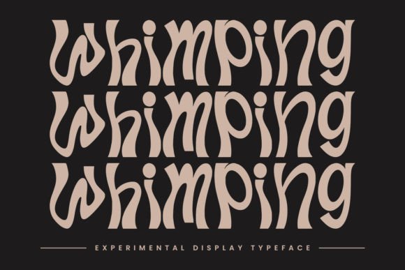 Whimping Typeface: A Maker's Guide to Bold Display Fonts