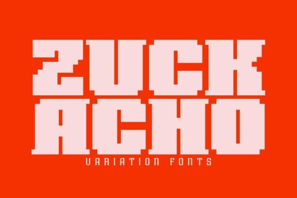 Zuck Acho Font for Creative Web Design